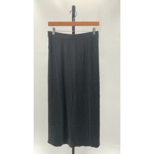 NWT Quince Viscose Black Midi Skirt